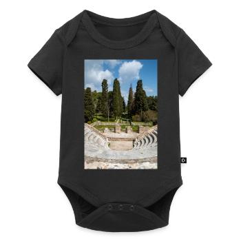 ruines de l’Odéon romain de la ville de Kos Île de Kos Sud - Body à manches courtes Premium Bébé - noir - Devant