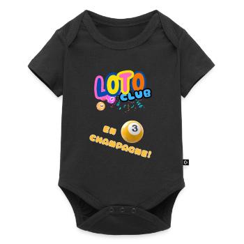 LOTO - BINGO - 3 - Body à manches courtes Premium Bébé - noir - Devant