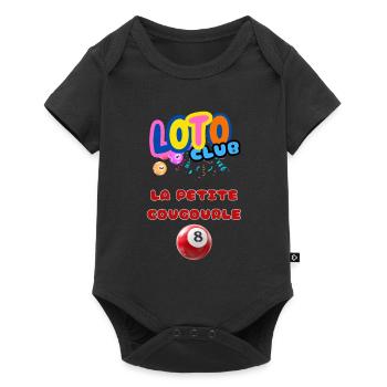LOTO - BINGO - 8 - LA PETITE COUGOURLE - Body à manches courtes Premium Bébé - noir - Devant