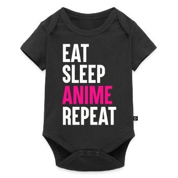 Anime Cosplay Kawaii Japon Anime - Body à manches courtes Premium Bébé - noir - Devant