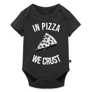 In Pizza We Crust - Pizza Lovers - ApriNoeScor - Baby Premium short-sleeve bodysuit - black - Front