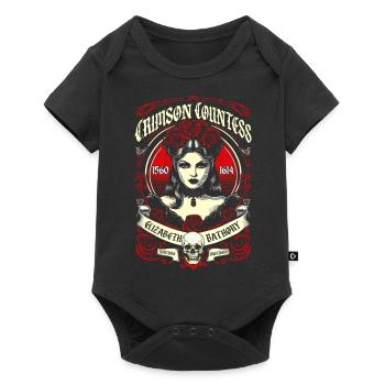 Crimson Countess Gothic Retro Vintage Bathory - Baby Premium short-sleeve bodysuit - black - Front