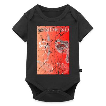 Surreal orange - Baby Premium short-sleeve bodysuit - black - Front