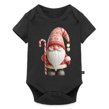 Weihnachtswichtel 2 - Baby Premium Kurzarmbody - Schwarz - Vorne