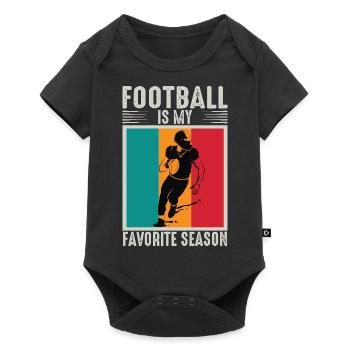 Football américain - Body à manches courtes Premium Bébé - noir - Devant