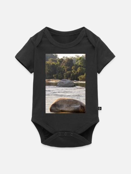 Der Fels - Baby Premium Kurzarmbody - Schwarz