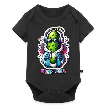 Digga Chill - Body à manches courtes Premium Bébé - noir - Devant