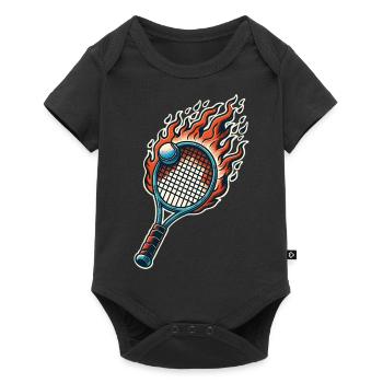 Badminton - Body à manches courtes Premium Bébé - noir - Devant