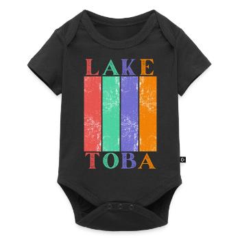 Lake Toba, Indonesia - Baby Premium short-sleeve bodysuit - black - Front