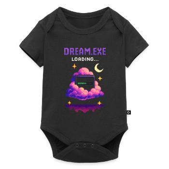 Dream.exe Loading – Enter Sleep Mode - Baby Premium short-sleeve bodysuit - black - Front