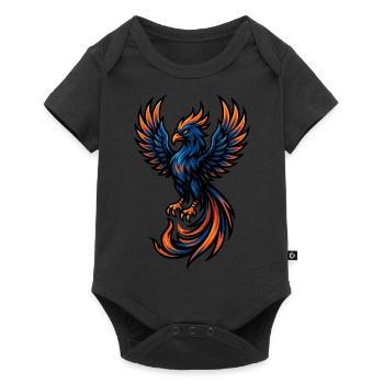 Phénix – Renaissance ardente | Mascotte du zodiaque urbain - Body à manches courtes Premium Bébé - noir - Devant