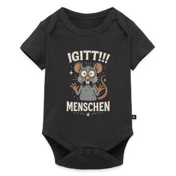 Satire - Beurk ! Les gens Rat que je déteste - Body à manches courtes Premium Bébé - noir - Devant