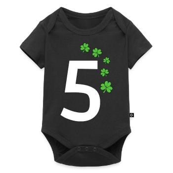 5 - Baby Premium short-sleeve bodysuit - black - Front