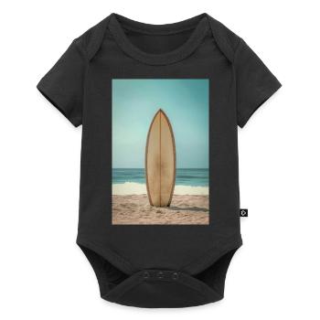 Black & White Surf Explosion - Baby Premium short-sleeve bodysuit - black - Front