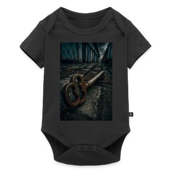 Rusty Key to Forgotten Secrets - Baby Premium short-sleeve bodysuit - black - Front
