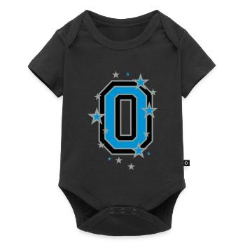 Die Nummer 0 - Baby Premium Kurzarmbody - Schwarz - Vorne