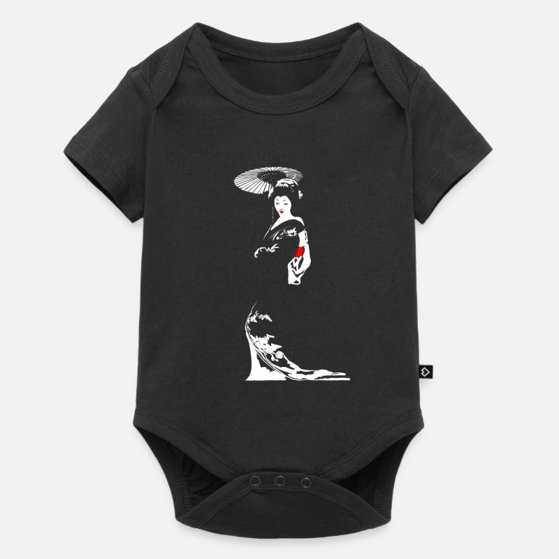 Geisha - Body à manches courtes Premium Bébé - noir