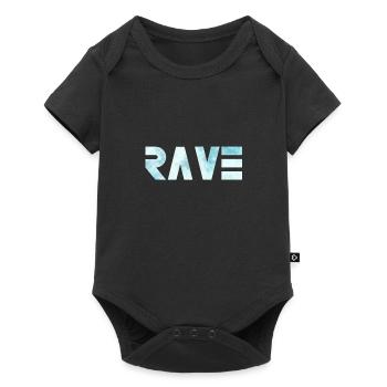 RAVE - Baby Premium short-sleeve bodysuit - black - Front