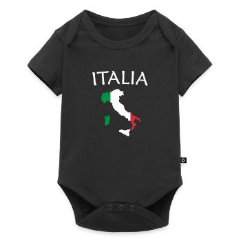 Italia from the "country" collection - Baby Premium short-sleeve bodysuit - black - Front