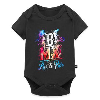 BMX - Bmx Bike - BMX Rider - Live to Ride - Baby Premium short-sleeve bodysuit - black - Front