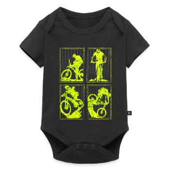 VTT | VTT | VTT | VTTistes - Body à manches courtes Premium Bébé - noir - Devant