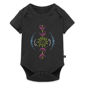 Sun Moon and Earth - Baby Premium short-sleeve bodysuit - black - Front