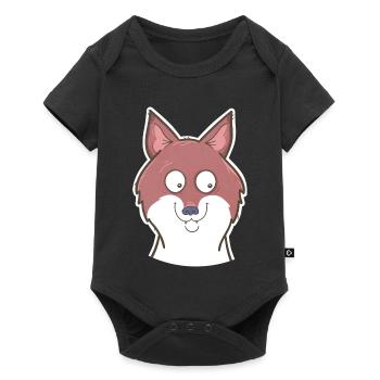 Fox - Baby Premium short-sleeve bodysuit - black - Front