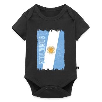 Argentina flag - Baby Premium short-sleeve bodysuit - black - Front