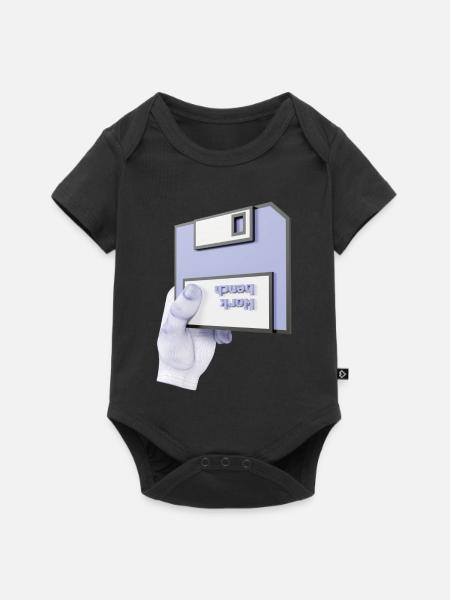 work bench 3D - Baby Premium Kurzarmbody - Schwarz