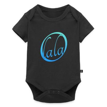O lala - Baby Premium Kurzarmbody - Schwarz - Vorne