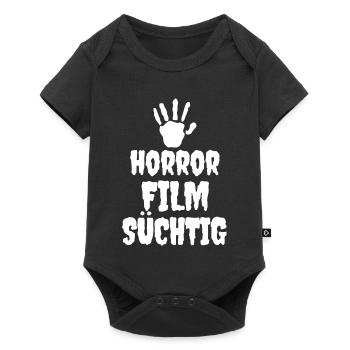 Film Schauen Movies Statement Kinoabend Dvd Abend - Baby Premium Kurzarmbody - Schwarz - Vorne