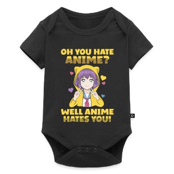 Anime Series Design - Baby Premium short-sleeve bodysuit - black - Front