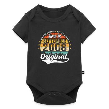September 2008 Jubilee 2008 September - Baby Premium short-sleeve bodysuit - black - Front