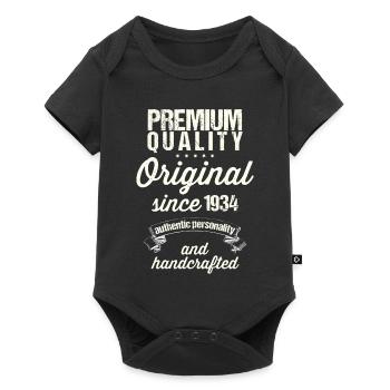 Année 1934 - Body à manches courtes Premium Bébé - noir - Devant