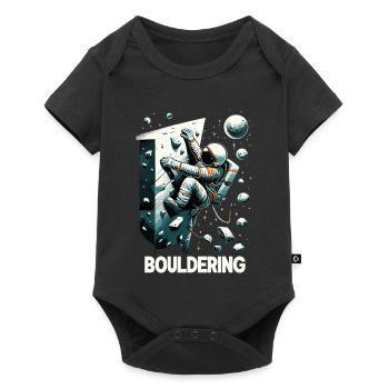 Astronaute de bloc Astronaute Astronaute Cadeau - Body à manches courtes Premium Bébé - noir - Devant
