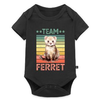 Ferret - Baby Premium short-sleeve bodysuit - black - Front