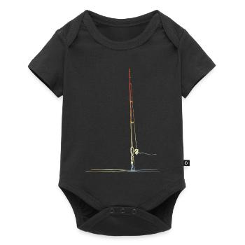 Angel Sketch Vintage Look - Baby Premium short-sleeve bodysuit - black - Front