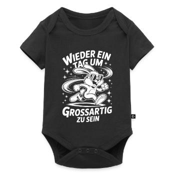 Another day to be great - Baby Premium short-sleeve bodysuit - black - Front