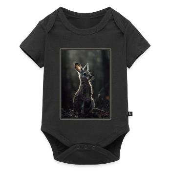 Wallabies Wallaby - Baby Premium short-sleeve bodysuit - black - Front