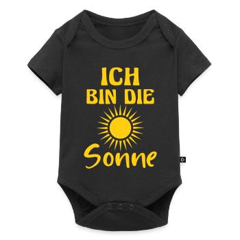 Sun Costume Halloween Carnival Carnival Funny - Baby Premium short-sleeve bodysuit - black - Front