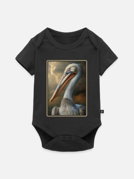 Pelikane Pelikan - Baby Premium Kurzarmbody - Schwarz