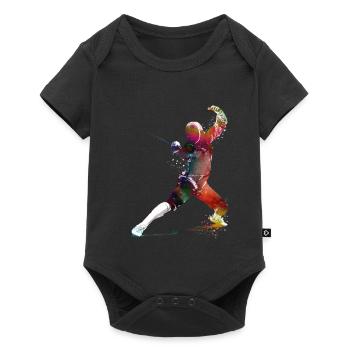 Fencing sport art #fencing #sport - Baby Premium short-sleeve bodysuit - black - Front