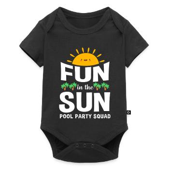 Pool Party - Baby Premium short-sleeve bodysuit - black - Front