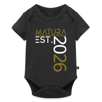 Matura 2026 - Baby Premium short-sleeve bodysuit - black - Front