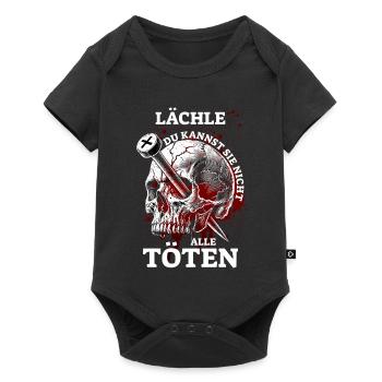 Smile, you can't kill them all - Baby Premium short-sleeve bodysuit - black - Front