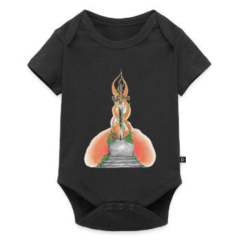 01. Warrior Soul - Baby Premium short-sleeve bodysuit - black - Front