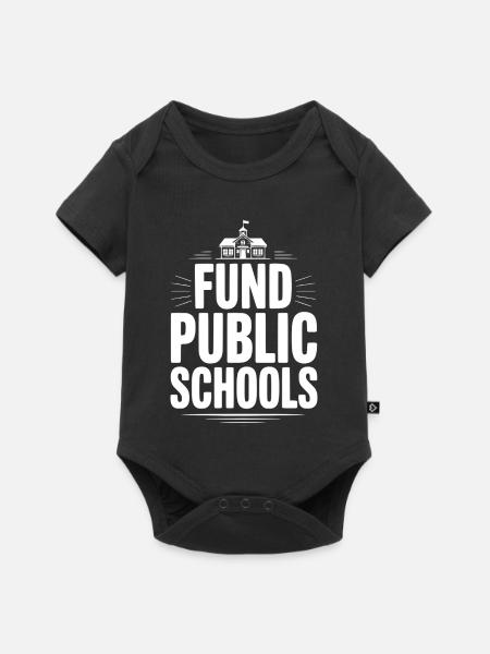 Fonds für öffentliche Schulen - Baby Premium Kurzarmbody - Schwarz