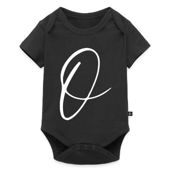 O - Baby Premium short-sleeve bodysuit - black - Front