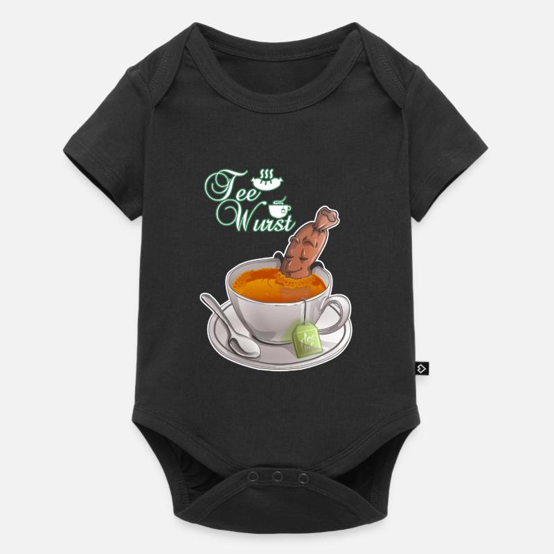 Teewurst  - Baby Premium Kurzarmbody - Schwarz