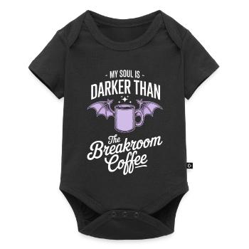 Darker Soul Breakroom Coffee Tee - Baby Premium short-sleeve bodysuit - black - Front